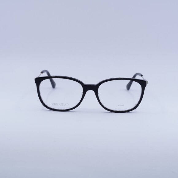 🕶️ New Jimmy Choo JC302 07T3 00 Eyeglasses - Black/Gold Frame 53mm - Picture 3 of 10